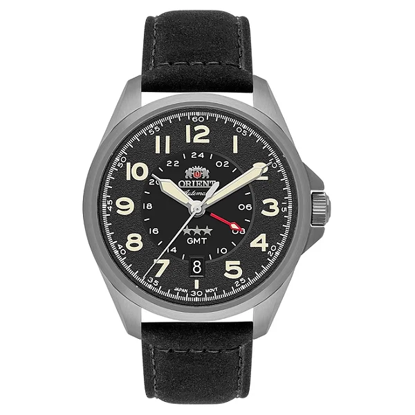 Relógio Orient Automático 3 Estrelas GMT NH3SC017 P2PX