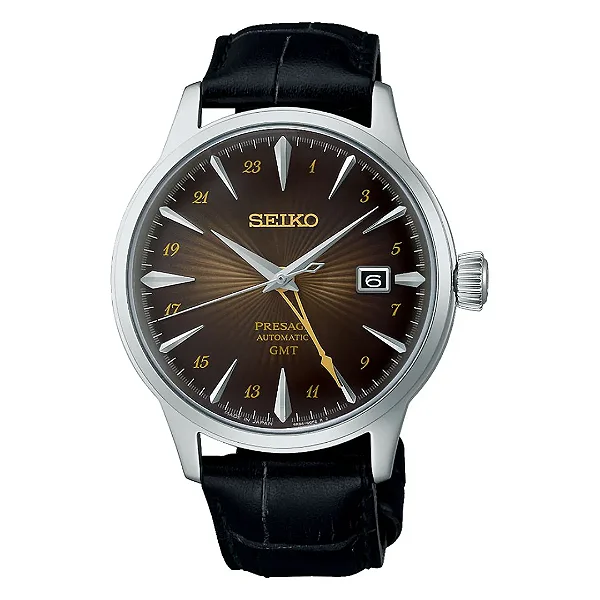 Relógio SEIKO Presage Automático Cocktail Time GMT SSK039J1 N1PX