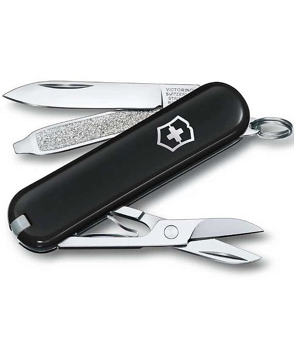 Canivete Victorinox Preto Classic 0.6223.3G *7 Funções
