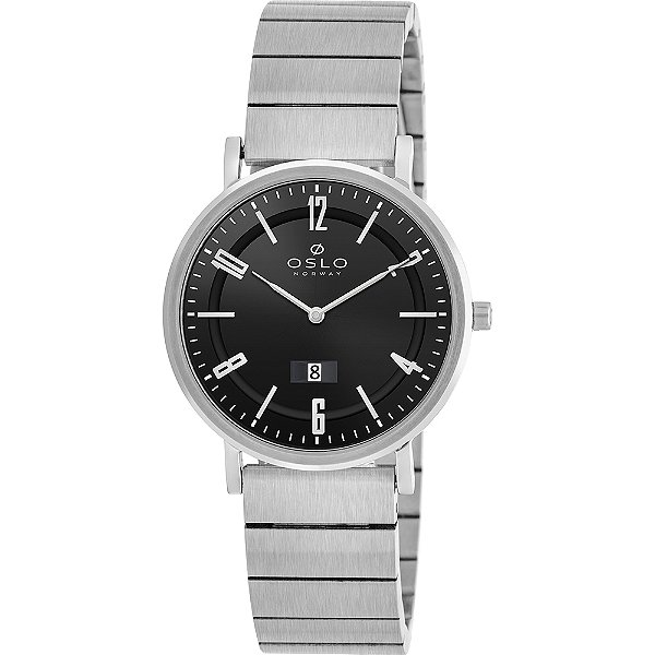 RELOGIO OSLO MASCULINO ANALOGICO OMBSSS9U0017 PRATA