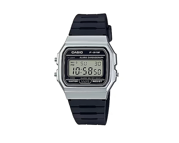 Relógio Unissex Casio Digital Standard F-91WM-7ADF