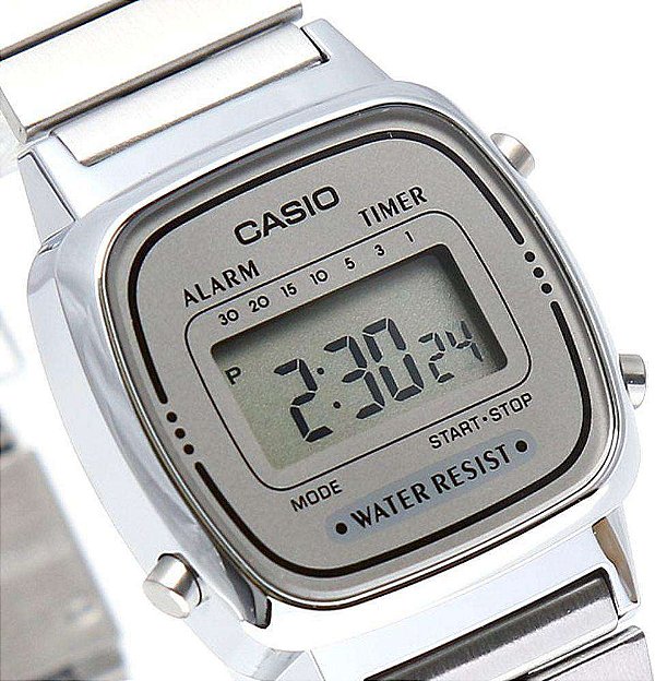 Relógio Feminino Casio Digital  Vintage La670wa-7df