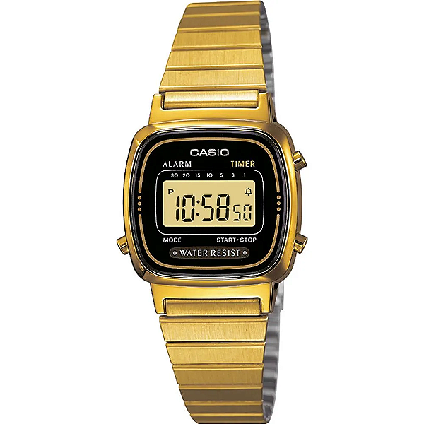Relógio Feminino Casio Digital LA670WGA-1DF