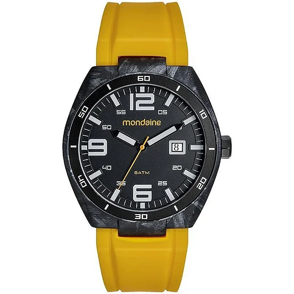 Relógio MONDAINE Sport Masculino 32898GPMVKI2 - Amarelo