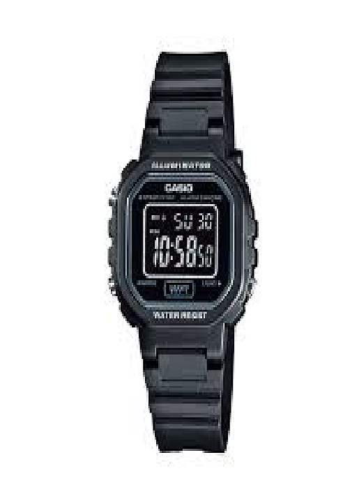 Relógio Feminino Casio Digital - LA-20WH-1BDF
