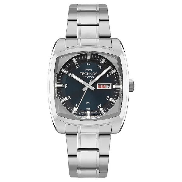 Relógio Technos Masculino Automático Prata 8205OL/1A
