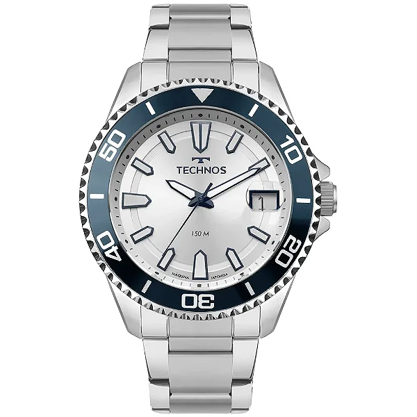Relógio Technos Masculino Acqua Prata 2415EK/1K