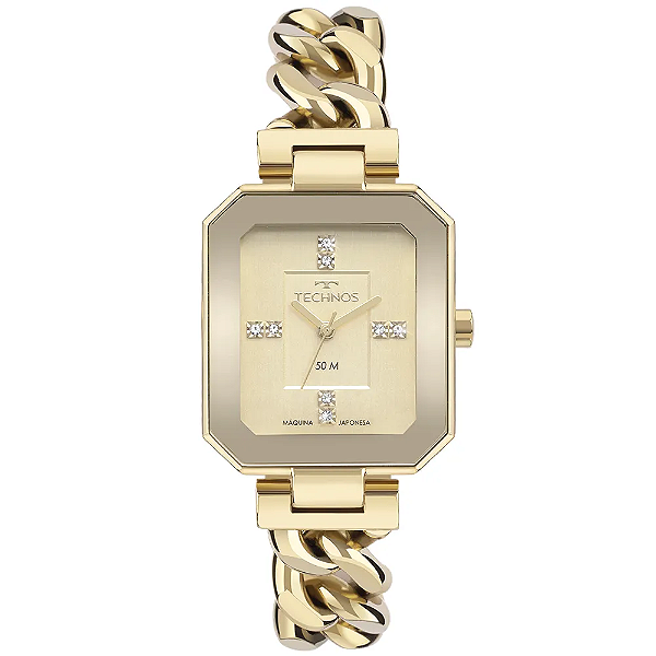 Relógio Technos Feminino Elos Dourado 2036MQN 1X