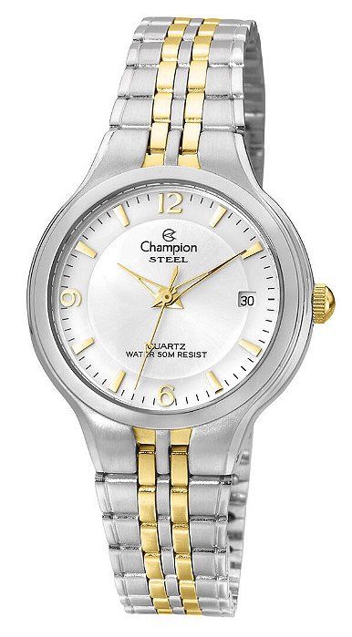 Relógio CHAMPION feminino aço prata CA28770Q