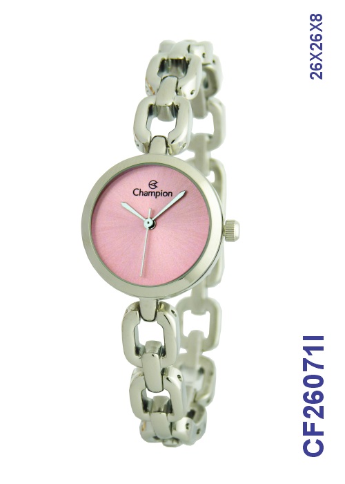 Relógio Champion Feminino  Cf26071i Bracelete Prateado