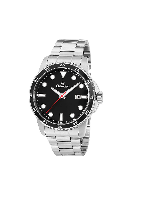 Relógio Champion Masculino Ca31677t Casual Prateado