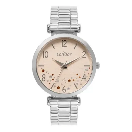 Relógio Condor Feminino Co2036mvr/4k com Fundo Rosa