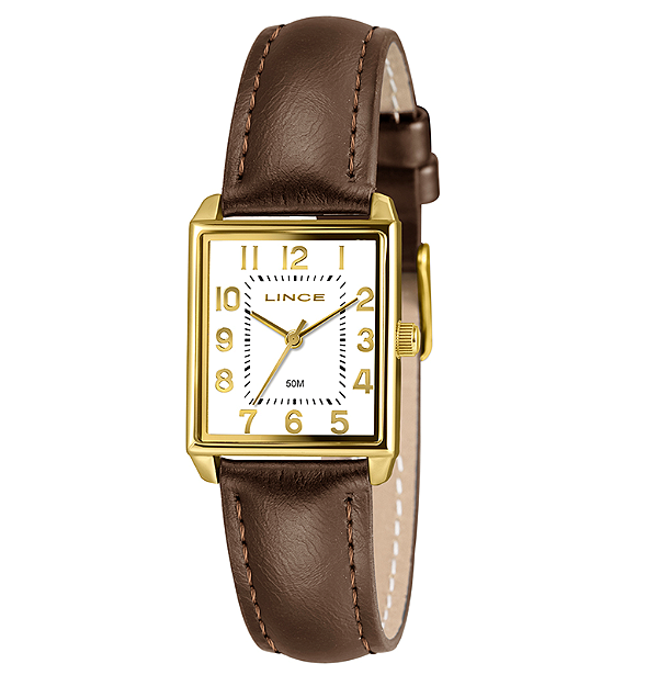 RELÓGIO LINCE FEMININO RETANGULAR  LQC4823L25 B2NX