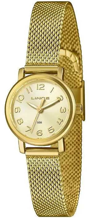 Relógio Feminino Lince Dourado Lrgh272l25 S2kx