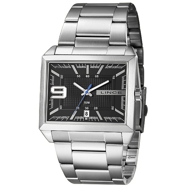 Relógio LINCE retangular masculino MQM4752L46 P2SX