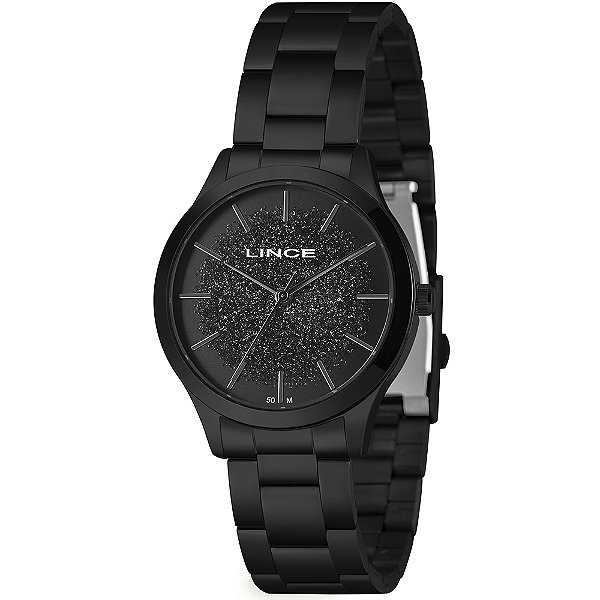 Relógio Lince Feminino  Lrn4774l38 P1px Casual Black