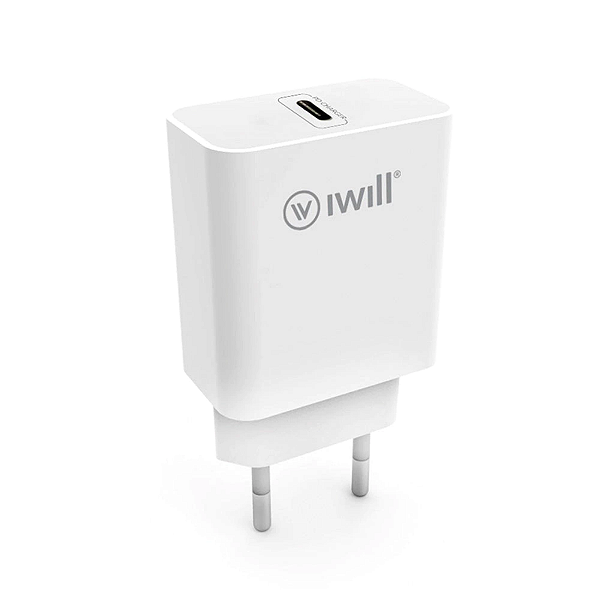 CARREGADOR IWILL 1 USB C 20W