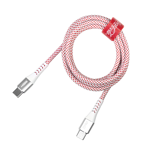 CABO COCA COLA  2X USB-C 1.2M IWILL