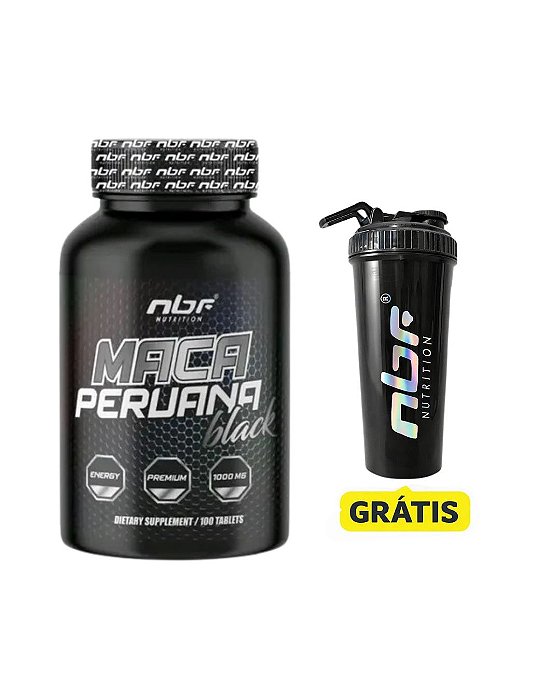 Maca Peruana Negra 1000mg - 100 doses - NBF