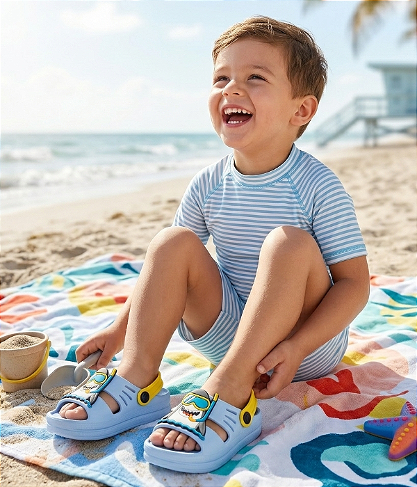 Papete macia e confortavel menino tubarãozinho