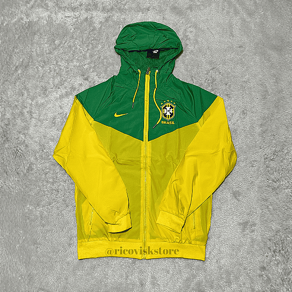 Jaqueta Corta Vento Masculina Seleção Brasileira