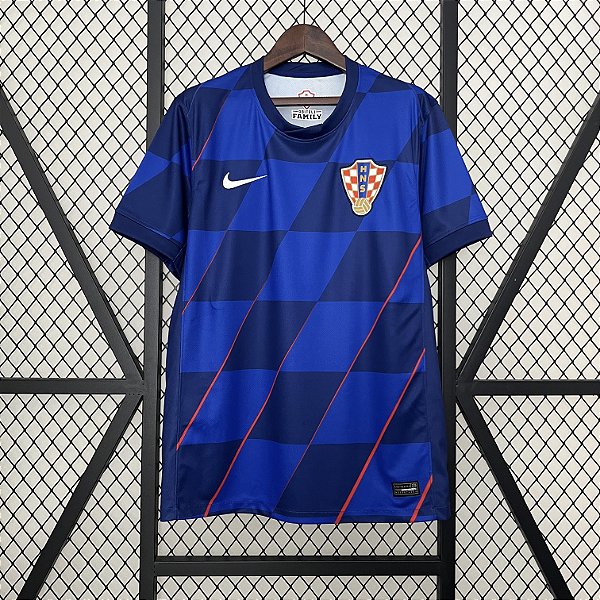 Camisa Seleção Croácia 2024/25 Away Jersey Torcedor Masculina