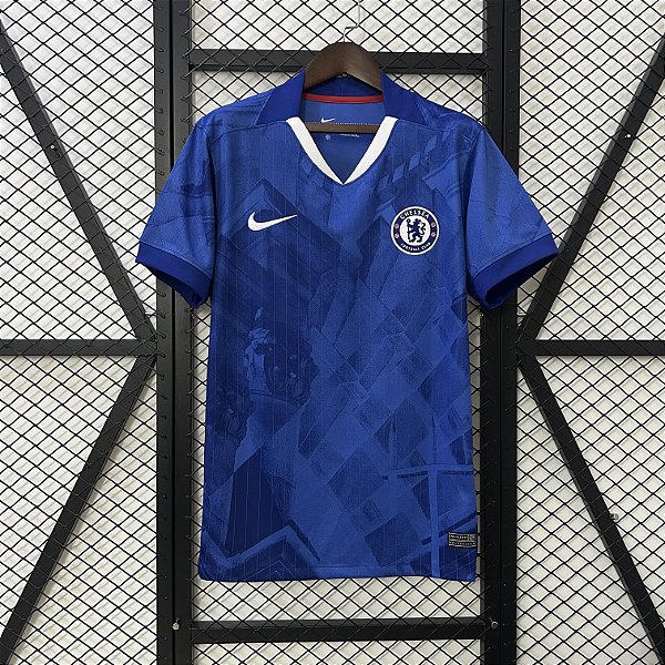 Camisa Chelsea Azul 2025/26 Torcedor Masculina