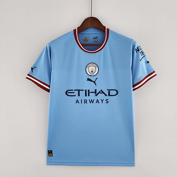 Camisa Manchester City 2022/23 Torcedor Masculina