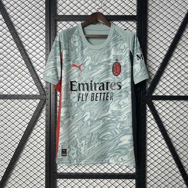 Camisa Goleiro AC Milan 2025/26 Torcedor Masculina