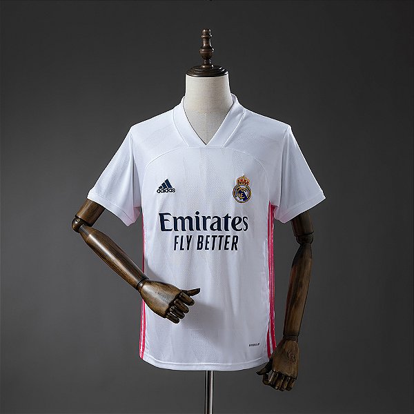 Camisa Real Madrid 2020/21 Torcedor Masculina