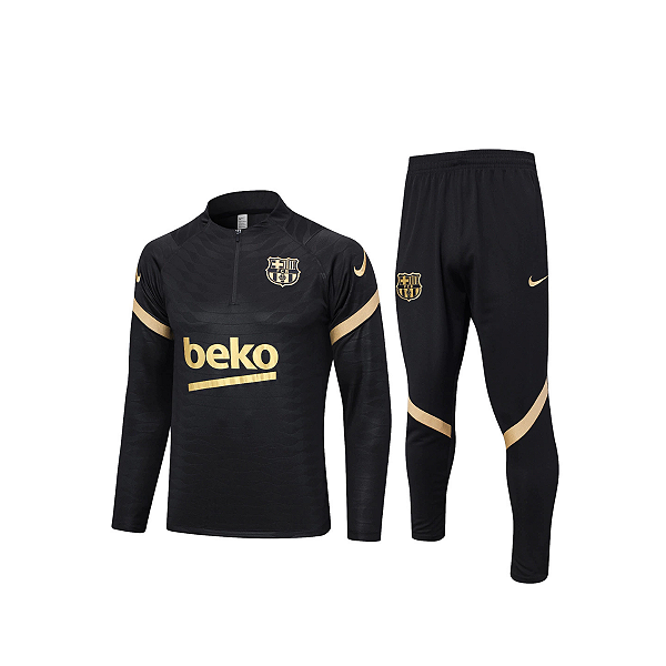 Conjunto de Frio Agasalho Barcelona 2020/21 Masculina