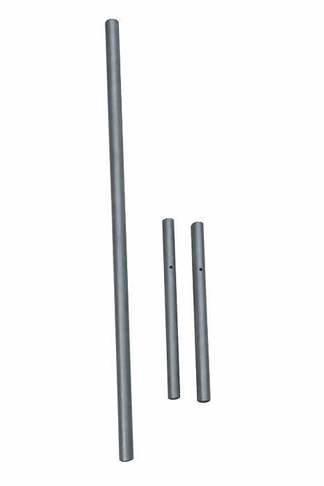 Kit tubo leme preto fosco - Hobie Cat 16
