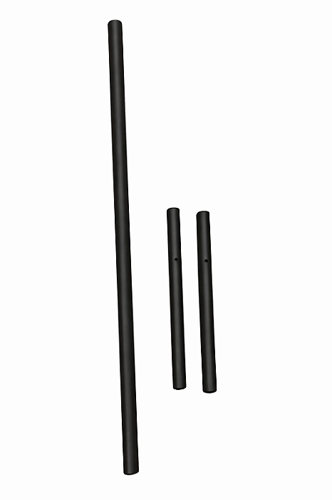 Kit tubo leme preto fosco - Hobie Cat 16