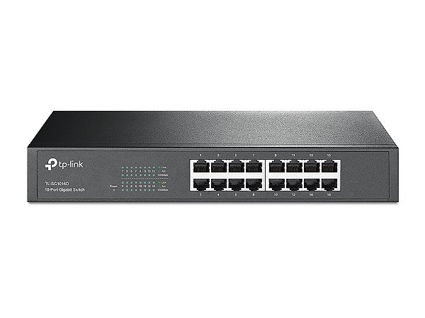 Switch Gigabit 16 Portas TL-SG1016D Rackmount TP-Link