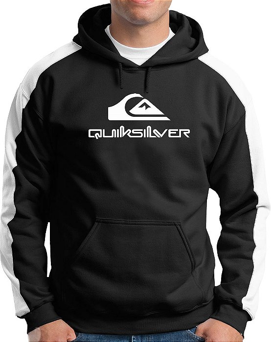 blusa de moletom quiksilver