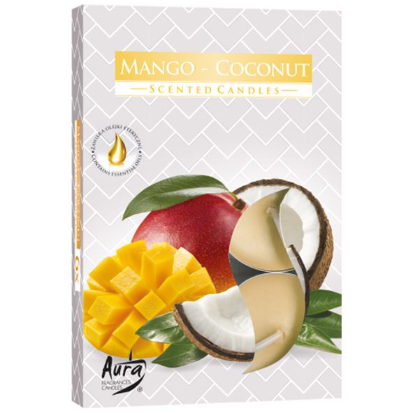 Vela T'Light Aroma Manga e Coco (Mango - Coconut)