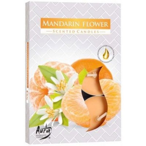 Vela T'Light Aroma Flor de Tangerina (Mandarin Flower)
