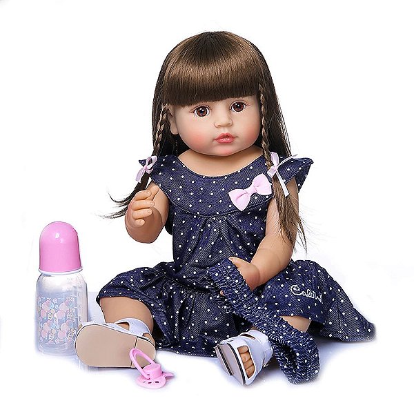 Bebe Reborn De Silicone Talita 48 Cm Barato Meu Mundinho Bebe Reborn Sua Loja A Pronta Entrega