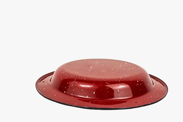 Prato Esmaltado Nº 22 Vermelho