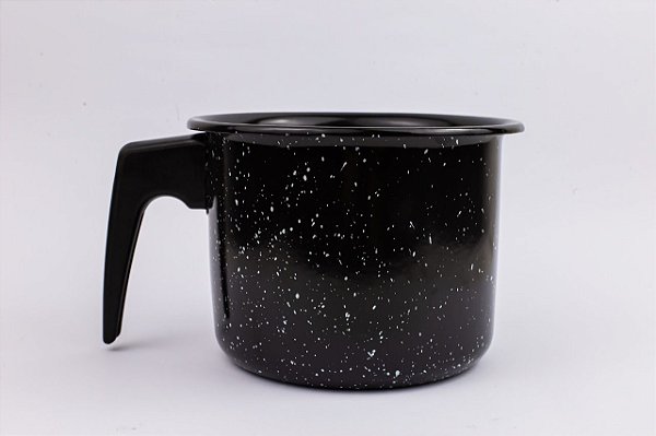 Canecão Esmaltada 1,8 Litros Preta