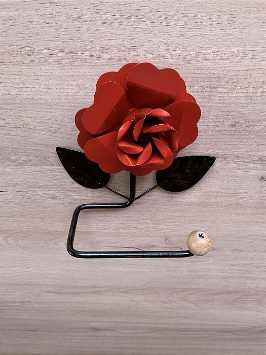 Porta Papel Higiênico Florido Parede