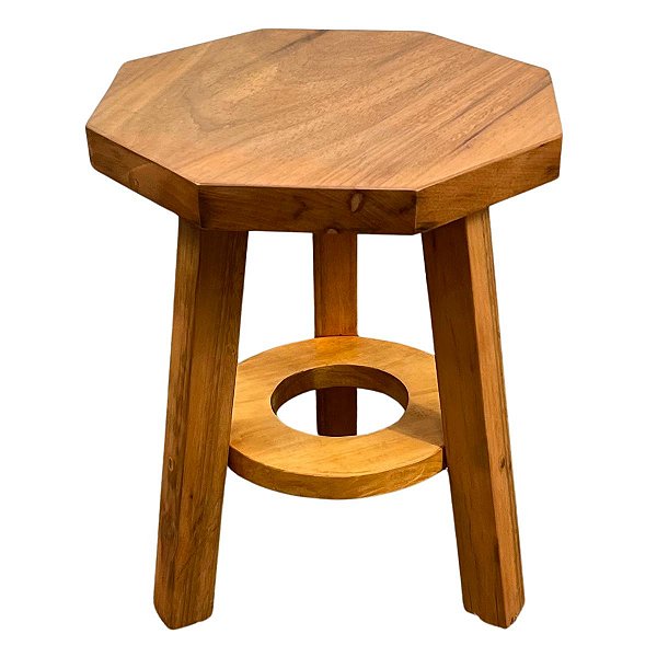 Banco/Mesinha de Canto Octogonal