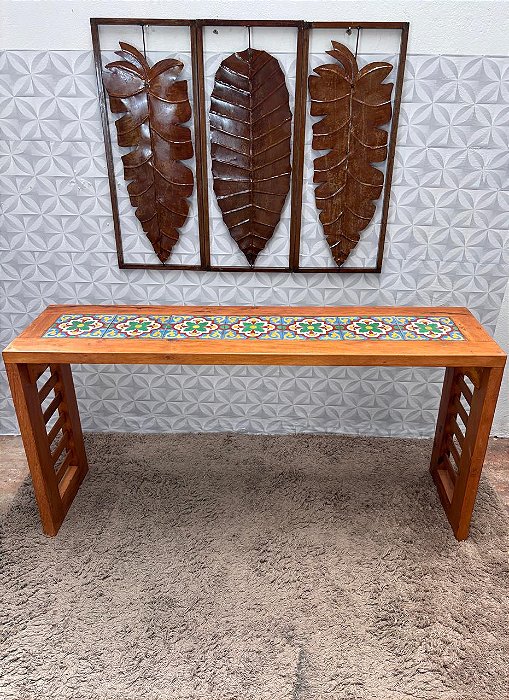 Aparador Bancada em U com Ladrilho 1,60 x 40 x 80