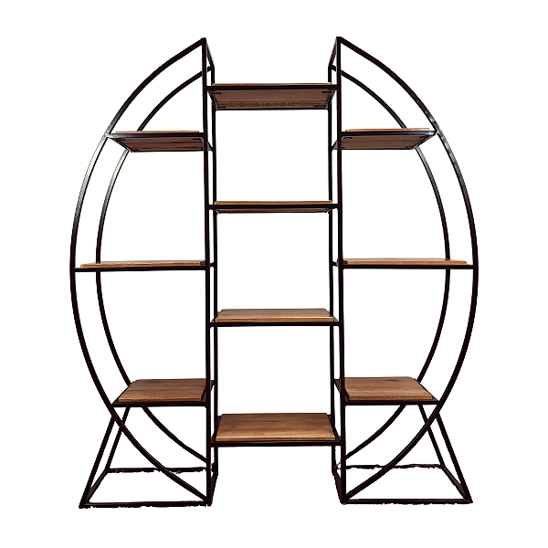 Prateleira Rústico-Industrial Eclipse