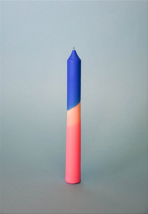 Vela Escorrer - Azul /Rosa / Vermelho