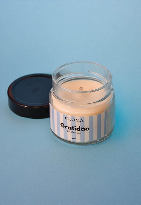 Vela Gratidão - Vanilla Sugar