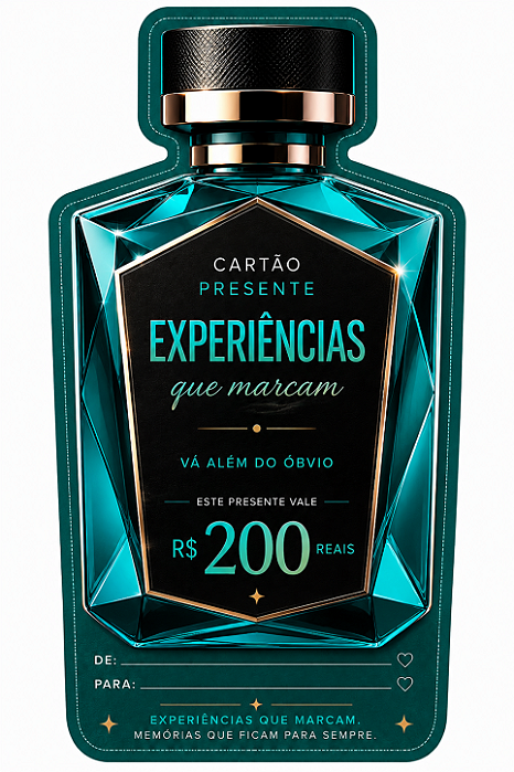 Cartão Presente Experiências R$200 Epic Parfum