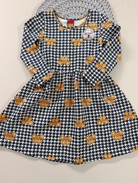 Vestido kyly Moletom com felpa