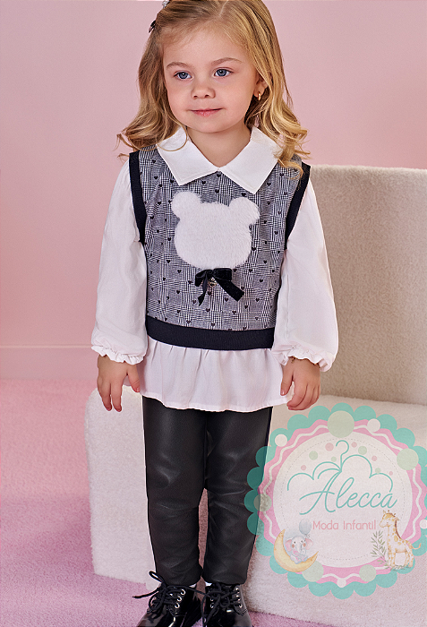 Conjunto Infanti-Kukiê em couro