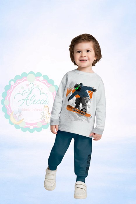 Conjunto Kyly de Moletom Masculino Básico